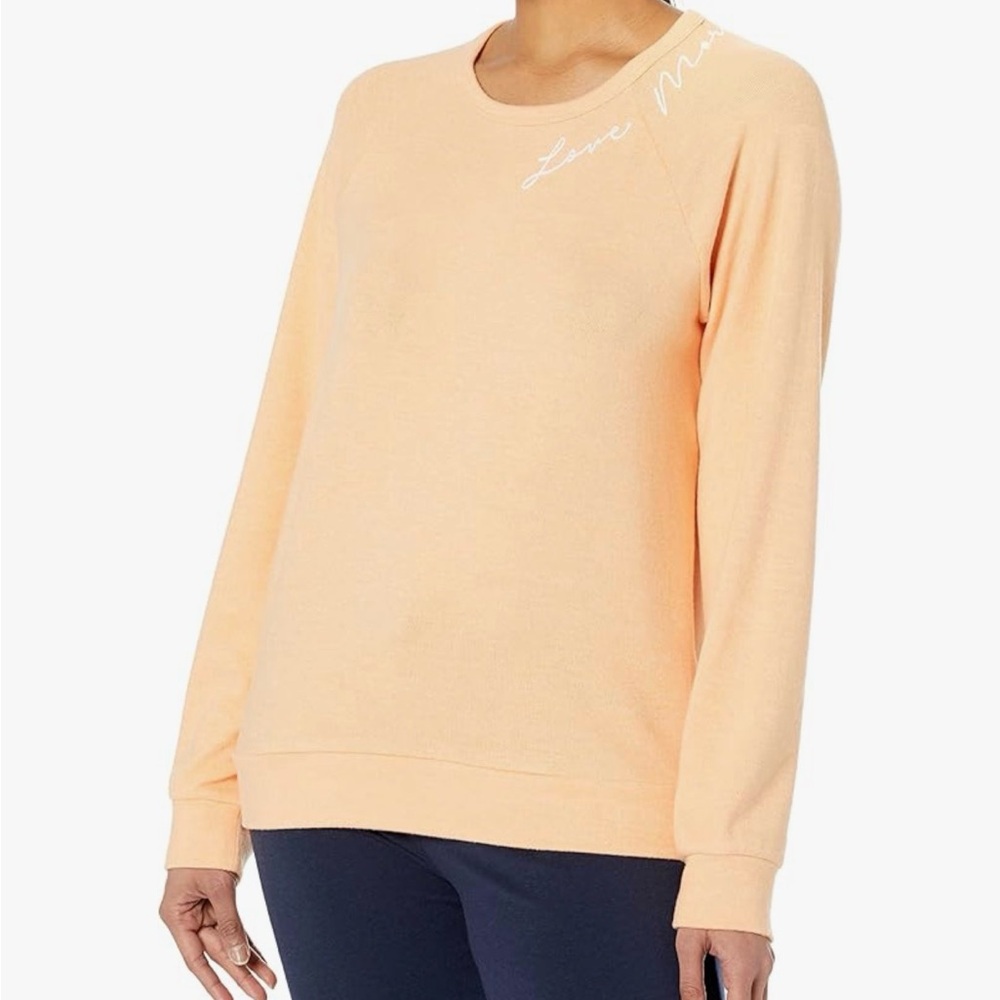 PJ Salvage Love More Papaya Pajama Top Variuos Sizes SUPER SOFT!!